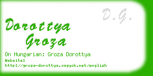 dorottya groza business card